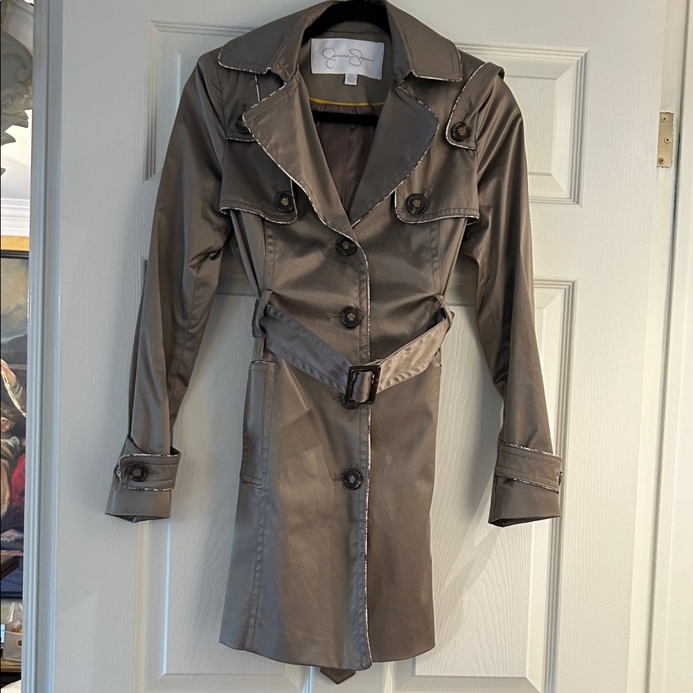 Jessica Simpson Taupe Trench Coat